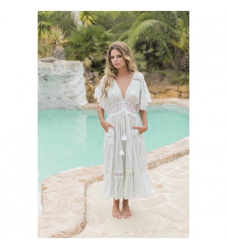 EMMA DRESS AQUA