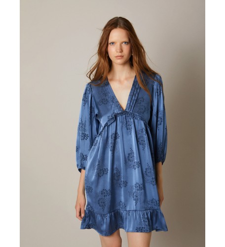 Vestido jacquard