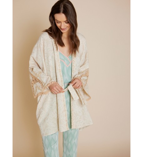 Kaftan algodón jacquard 2
