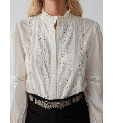 Blusa Emanuelle - Panna Cotta