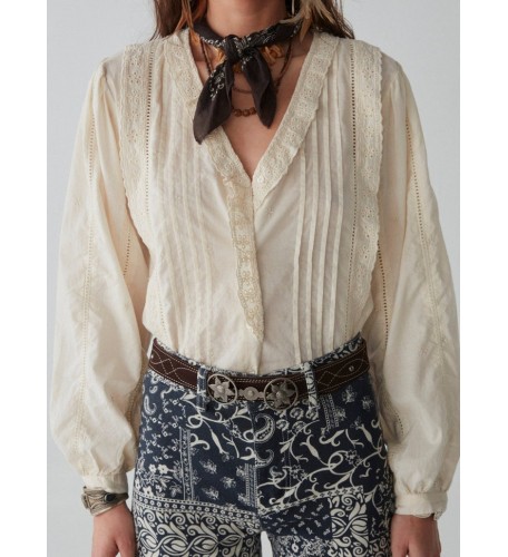 Blusa Lily - Hamlet Marfil