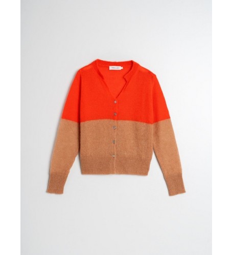CHAQUETA PUNTO BICOLOR 2