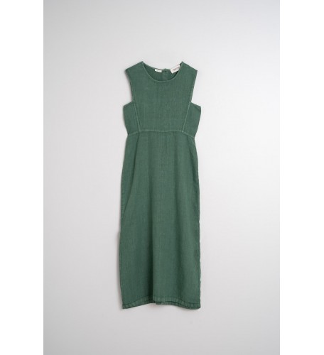 Vestido midi lino