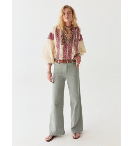 Blusa Dion - Vino Tinto