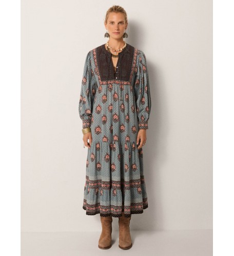 Vestido Allegra - Niebla Cerúlea