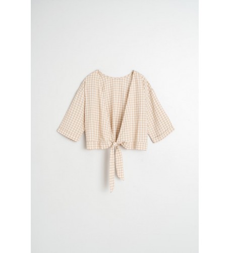 CAMISA CROP NUDO MULTIPOSICIÓN