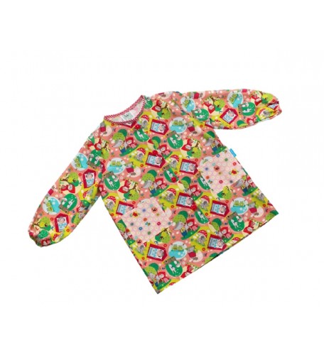 Bata botones caperucitas T. 8